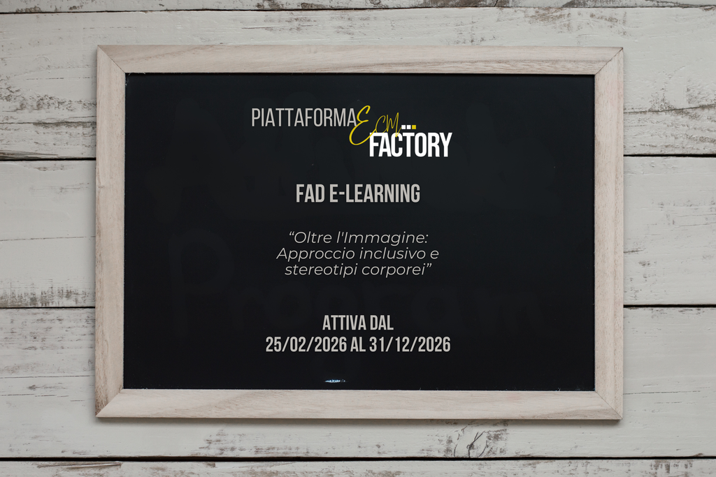 OLTRE L'IMMAGINE: approccio inclusivo e stereotipi corporei 2026