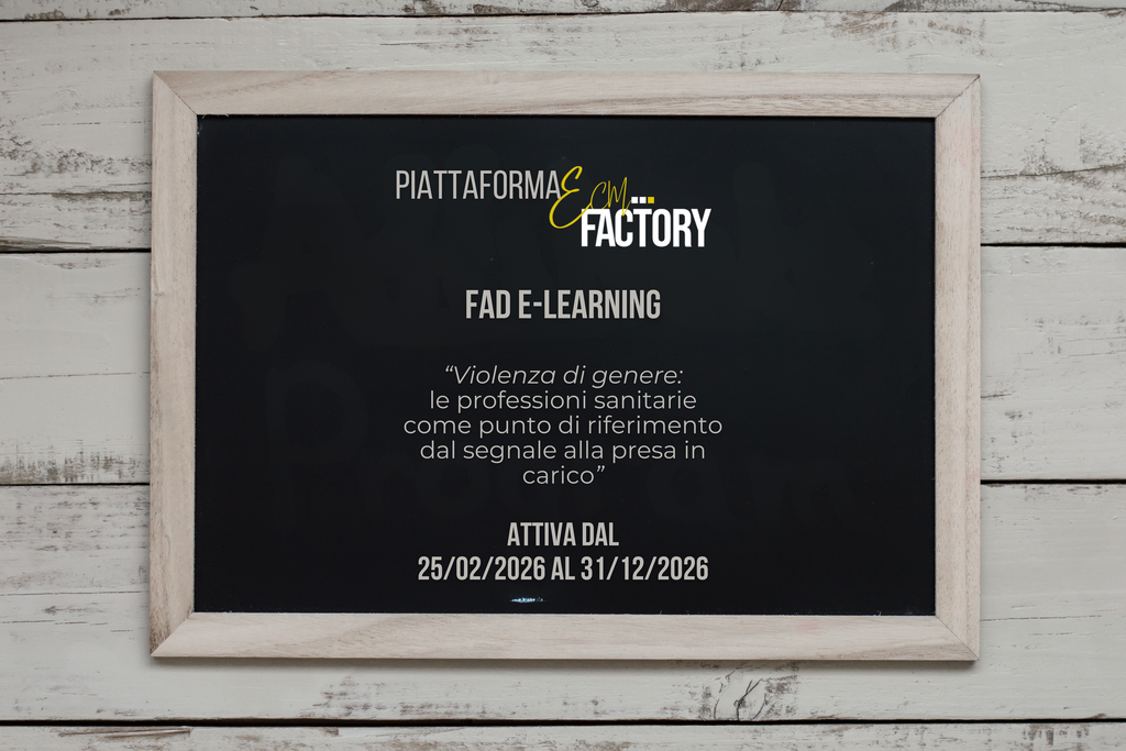 VIOLENZA DI GENERE: Le professioni sanitarie come punto di riferimento dal segnale alla presa in carico. 2026